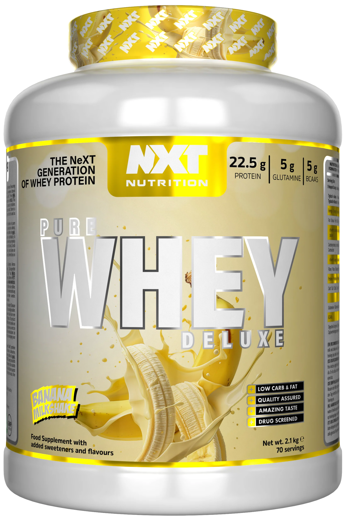 NXT Pure Whey Deluxe 70 Servings 2.1kg
